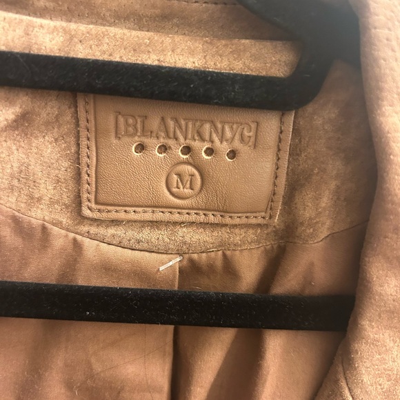 Blank NYC Suede Tan Biker Jacket - Picture 6 of 9